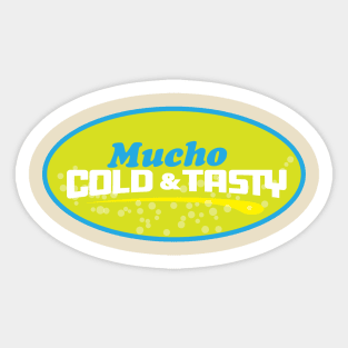 Mucho Cold & Tasty Logo Tee Sticker